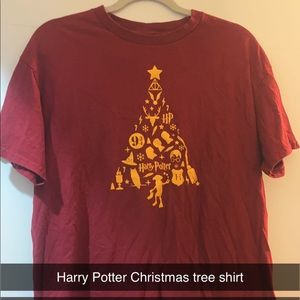 Harry Potter Christmas tree shirt